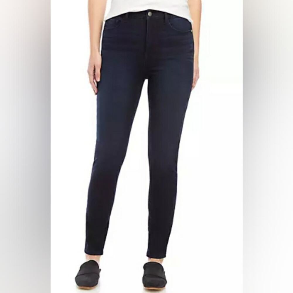 Kaari Blue Skinny Ankle Zip Jeans